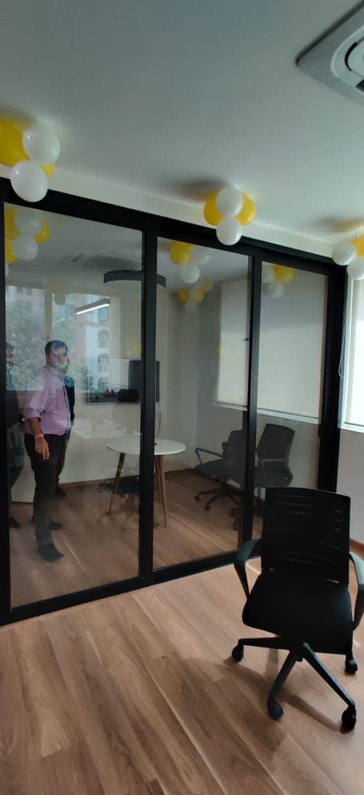 Fixed Office Partition by Cube Partitions for premium glass partition projects