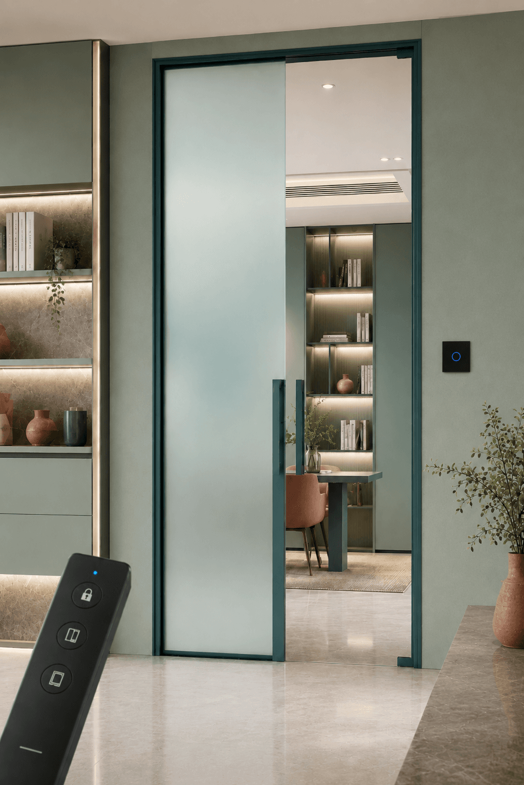 Switchable Smart Glass Door